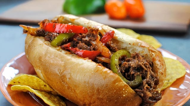 Steak & Pepper Sub.