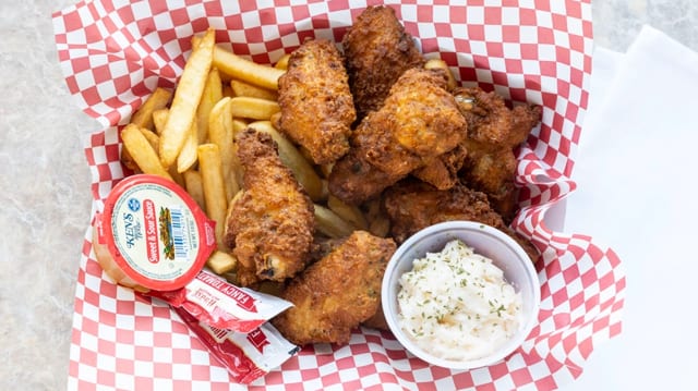 Chicken Wing Plate.