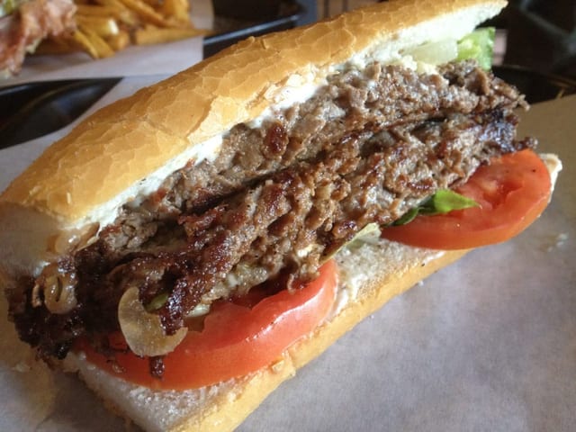 Steak & Onion Sub.