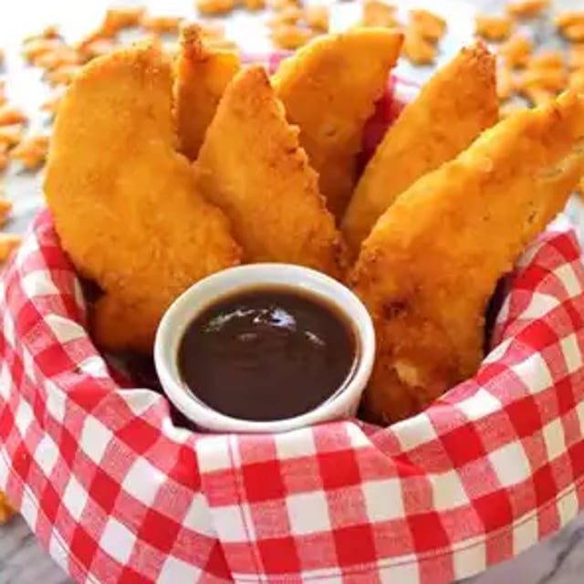 Sesame Thai Chicken Fingers.