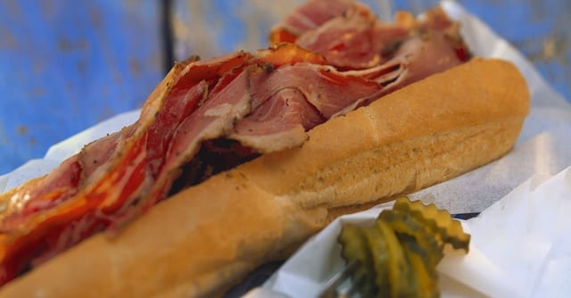 Grilled Pastrami Sub.