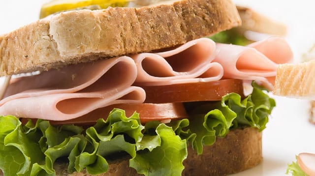 Ham & Cheese Sub.