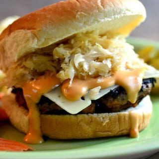 Reuben Burger 1/3 lb