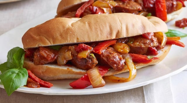 Italian Sausage Sub.