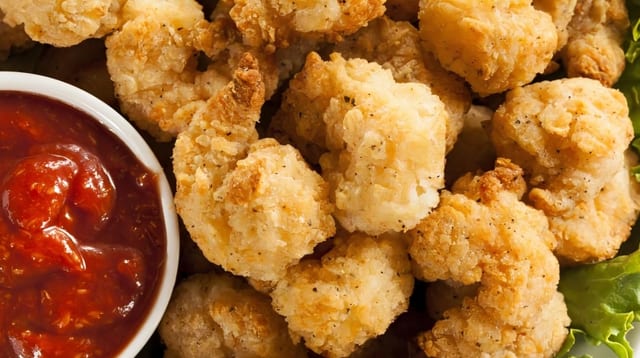 Fried Shrimp Plate.