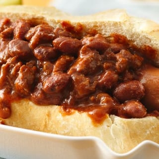 Chili Cheddar Dog with Fries